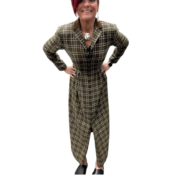 Vintage Peasant Cottage Grunge Academia Farm Renaissance Country Dress - Picture 2 of 15